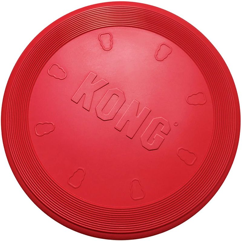 KONG - Flyer - Durable Rubber Flying Disc Dog Toy - For Small Dogs for sale